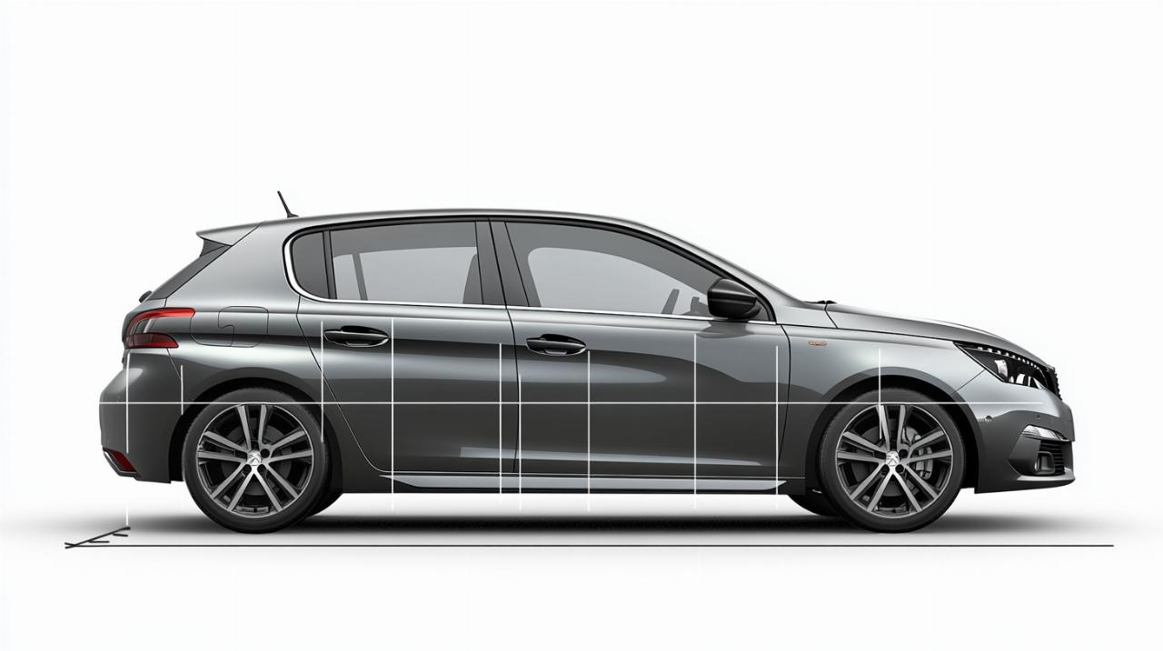 Tabla completa de dimensiones Peugeot 308 – altura, longitud y anchura: Conectividad perfecta en un diseño compacto